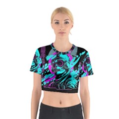 Aesthetic Art  Cotton Crop Top by Internationalstore