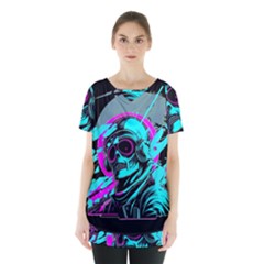 Aesthetic art  Skirt Hem Sports Top