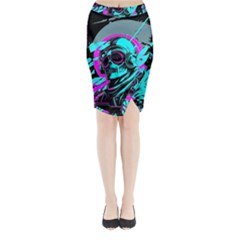 Aesthetic art  Midi Wrap Pencil Skirt