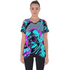 Aesthetic art  Cut Out Side Drop T-Shirt