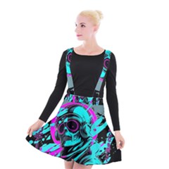 Aesthetic art  Suspender Skater Skirt