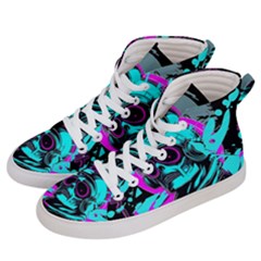 Aesthetic art  Women s Hi-Top Skate Sneakers