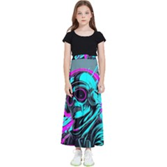 Aesthetic art  Kids  Flared Maxi Skirt