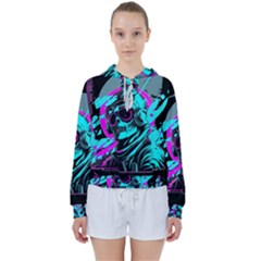 Aesthetic art  Women s Tie Up Sweat