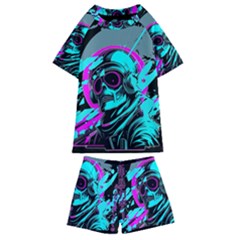 Aesthetic art  Kids  Swim T-Shirt and Shorts Set