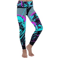 Aesthetic Art  Kids  Lightweight Velour Classic Yoga Leggings by Internationalstore