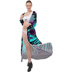 Aesthetic art  Maxi Chiffon Beach Wrap