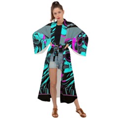 Aesthetic Art  Maxi Kimono by Internationalstore