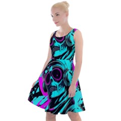 Aesthetic art  Knee Length Skater Dress