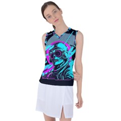 Aesthetic art  Women s Sleeveless Sports Top