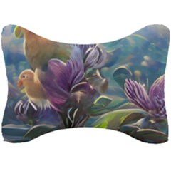Abstract Blossoms  Seat Head Rest Cushion by Internationalstore