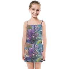 Abstract Blossoms  Kids  Summer Sun Dress by Internationalstore