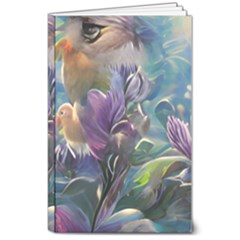 Abstract Blossoms  8  X 10  Softcover Notebook by Internationalstore