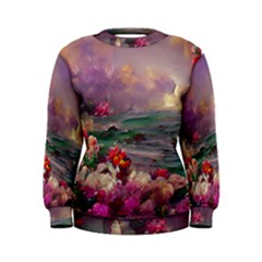 Abstract Flowers  Women s Sweatshirt by Internationalstore