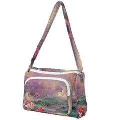 Abstract Flowers  Front Pocket Crossbody Bag by Internationalstore