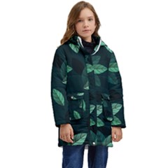 Foliage Kids  Hooded Longline Puffer Jacket