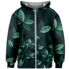 Foliage Kids  Zipper Hoodie Without Drawstring