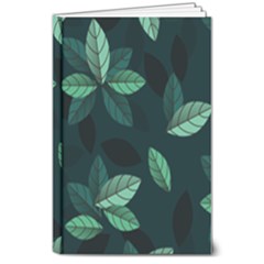 Foliage 8  X 10  Hardcover Notebook