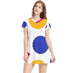 Circles Seamless Pattern Tileable Women s Sports Skirt by Alisyart