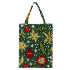 Christmas Pattern Classic Tote Bag by Valentinaart