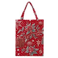 Christmas Pattern Classic Tote Bag by Valentinaart