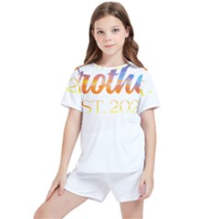 Brother To Be T- Shirt Promoted To Brother Established 2023 Sunrise Design Brother To Be 2023 T- Shi Yoga Reflexion Pose T- Shirtyoga Reflexion Pose T- Shirt Kids  T-shirt And Sports Shorts Set by hizuto