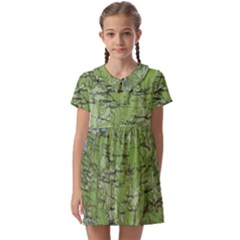 Map Earth World Russia Europe Kids  Asymmetric Collar Dress by Bangk1t