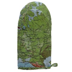 Map Earth World Russia Europe Microwave Oven Glove
