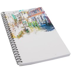 Venice T- Shirt Venice Voyage Art Digital Painting Watercolor Discovery T- Shirt (1) 5.5  x 8.5  Notebook