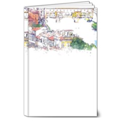 Venice T- Shirt Venice Voyage Art Digital Painting Watercolor Discovery T- Shirt (2) 8  X 10  Hardcover Notebook by ZUXUMI