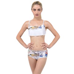 Venice T- Shirt Venice Voyage Art Digital Painting Watercolor Discovery T- Shirt (3) Layered Top Bikini Set by ZUXUMI