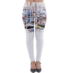 Venice T- Shirt Venice Voyage Art Digital Painting Watercolor Discovery T- Shirt (5) Lightweight Velour Leggings by ZUXUMI