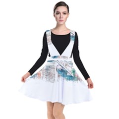 Venice T- Shirt Venice Voyage Art Digital Painting Watercolor Discovery T- Shirt Plunge Pinafore Dress by ZUXUMI