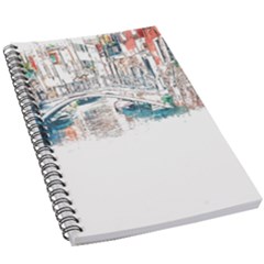 Venice T- Shirt Venice Voyage Art Digital Painting Watercolor Discovery T- Shirt 5 5  X 8 5  Notebook