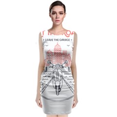 Vespa T- Shirt Hit The Road 3 T- Shirt Sleeveless Velvet Midi Dress