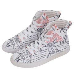 Vespa T- Shirt Hit The Road 3 T- Shirt Men s Hi-top Skate Sneakers