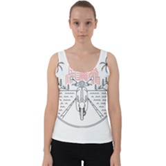 Vespa T- Shirt Hit The Road 3 T- Shirt Velvet Tank Top by ZUXUMI