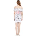 Vespa T- Shirt Hit The Road 3 T- Shirt Shoulder Frill Bodycon Summer Dress View2