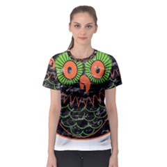 Vintage Halloween Owl T- Shirt Vintage Halloween Owl T- Shirt Women s Sport Mesh T-Shirt