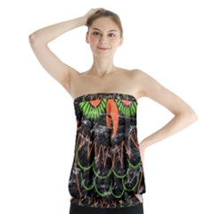 Vintage Halloween Owl T- Shirt Vintage Halloween Owl T- Shirt Strapless Top