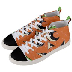 Vintage Halloween Pumpkin T- Shirt Vintage Halloween Pumpkin T- Shirt Men s Mid-top Canvas Sneakers by ZUXUMI