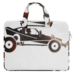 Vintage Rc Cars T- Shirt Grunge Vintage Modelcar Classic Rc Buggy Racing Cars Addict T- Shirt (1) Macbook Pro 16  Double Pocket Laptop Bag  by ZUXUMI