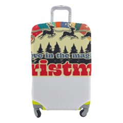 Vintage T- Shirt Vintage Believe In The Magic T- Shirt Luggage Cover (small) by ZUXUMI