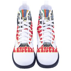 Vintage T- Shirt Vintage Believe In The Magic T- Shirt Women s High-top Canvas Sneakers