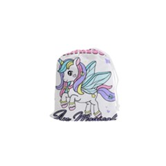 Waitress T- Shirt Awesome Unicorn Waitresses Are Magical For A Waiting Staff T- Shirt Drawstring Pouch (xs) by ZUXUMI