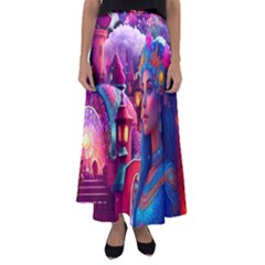 Fantasy Arts  Flared Maxi Skirt