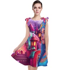 Fantasy Arts  Tie Up Tunic Dress