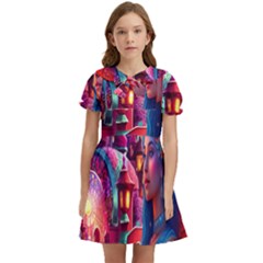 Fantasy Arts  Kids  Bow Tie Puff Sleeve Dress by Internationalstore