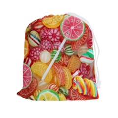 Aesthetic Candy Art Drawstring Pouch (2xl)