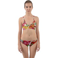 Aesthetic Candy Art Wrap Around Bikini Set by Internationalstore